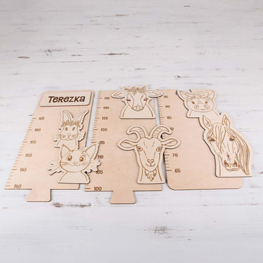 Vaikų sieninis matuoklis – Ferma