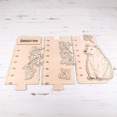 Vaikų sieninis matuoklis – Meška