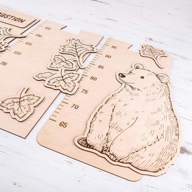 Vaikų sieninis matuoklis – Meška