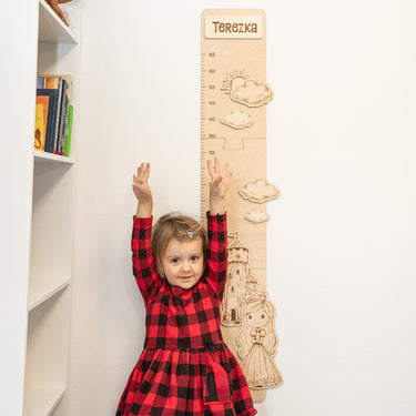 Vaikų sieninis matuoklis – Princese