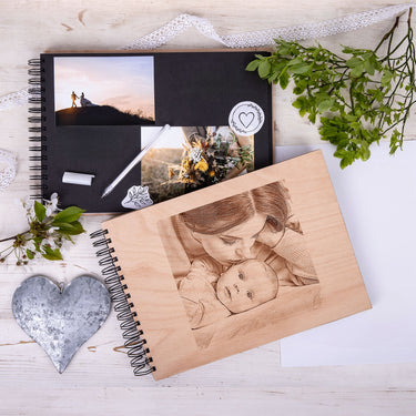 Medinis fotoalbumas su jūsų nuotrauka 