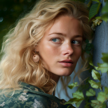 Mediniai auskarai HOORAY Cime 