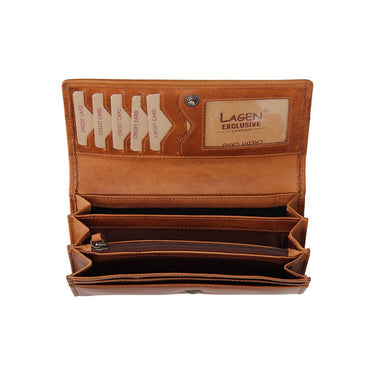 Odinė moteriška piniginė su nuosavu Leo motyvu 