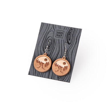 Mediniai auskarai HOORAY Viaggio 