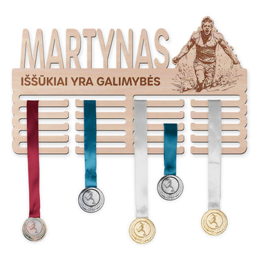 Medalių kabykla - OCR, vyras 