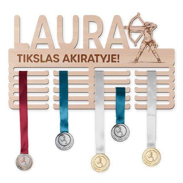 Medalių kabykla - Lankininkystė, moteris 
