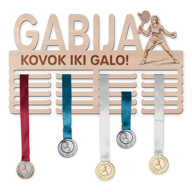 Medalių laikiklis - Badmintonas, moteris 