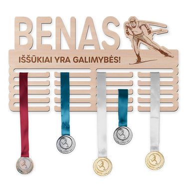 Medalių kabykla - Slidinėjimas, vyras 