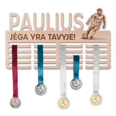 Medalių kabyklė – Futbolas, vyras 