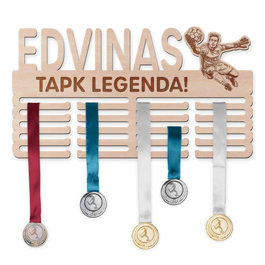 Medalių laikiklis - Futbolas, vyras vartininkas 