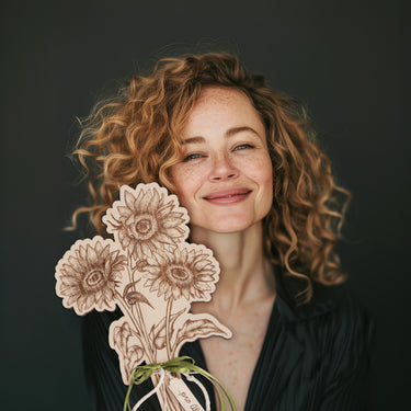 Medinė puokštė Saulėgrąžos 