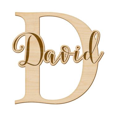 Durų lentelė su vardu ir graviruotu tekstu