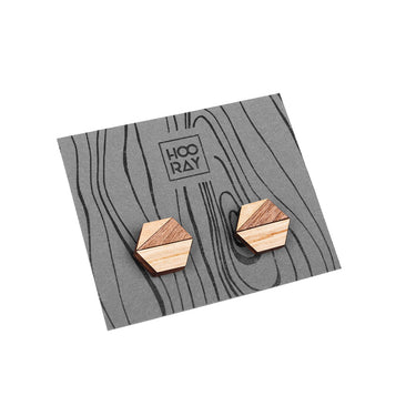 Mediniai auskarai HOORAY Roble 